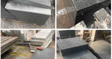 汕尾 芝麻黑地铺石材