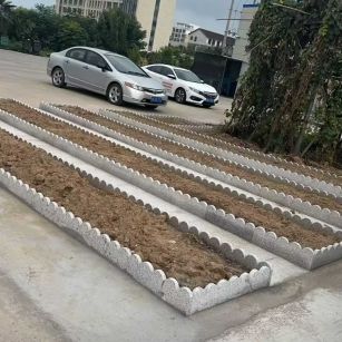汕尾 花边石、花围石、花园石安装效果