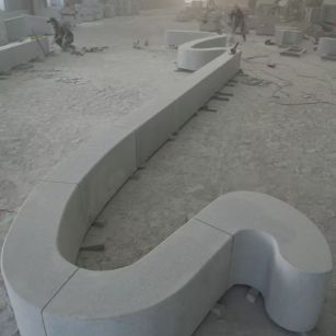 汕尾 花岗岩整石坐凳拼装