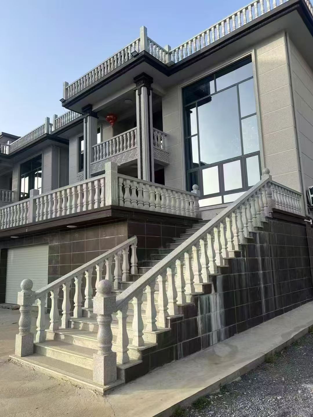 汕尾 芝麻白别墅阳台栏杆，楼梯栏杆