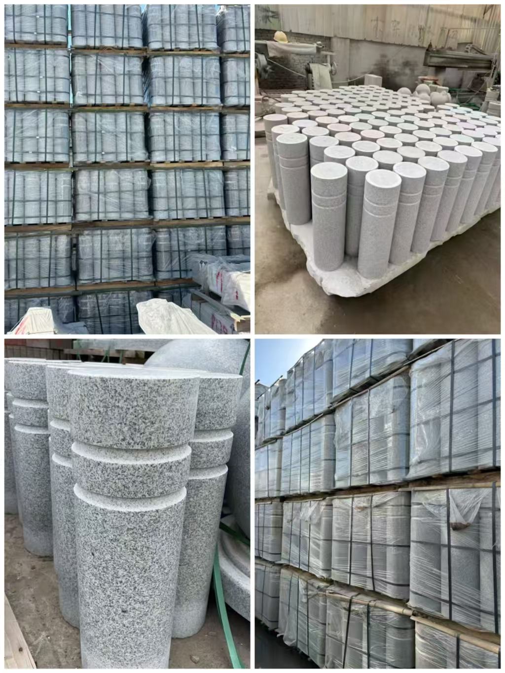 汕尾 芝麻白花岗岩挡车柱、隔离柱多少钱