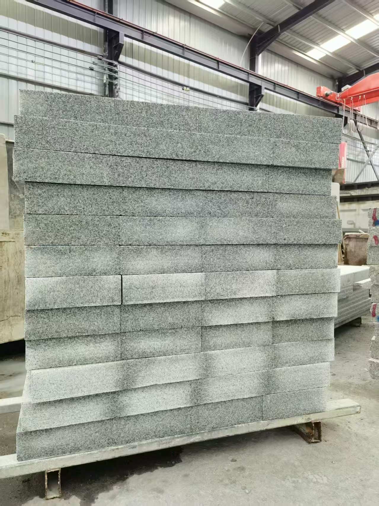 汕尾 芝麻白10公分300*600广场地铺，A料定制，尺寸标准，厚薄均匀