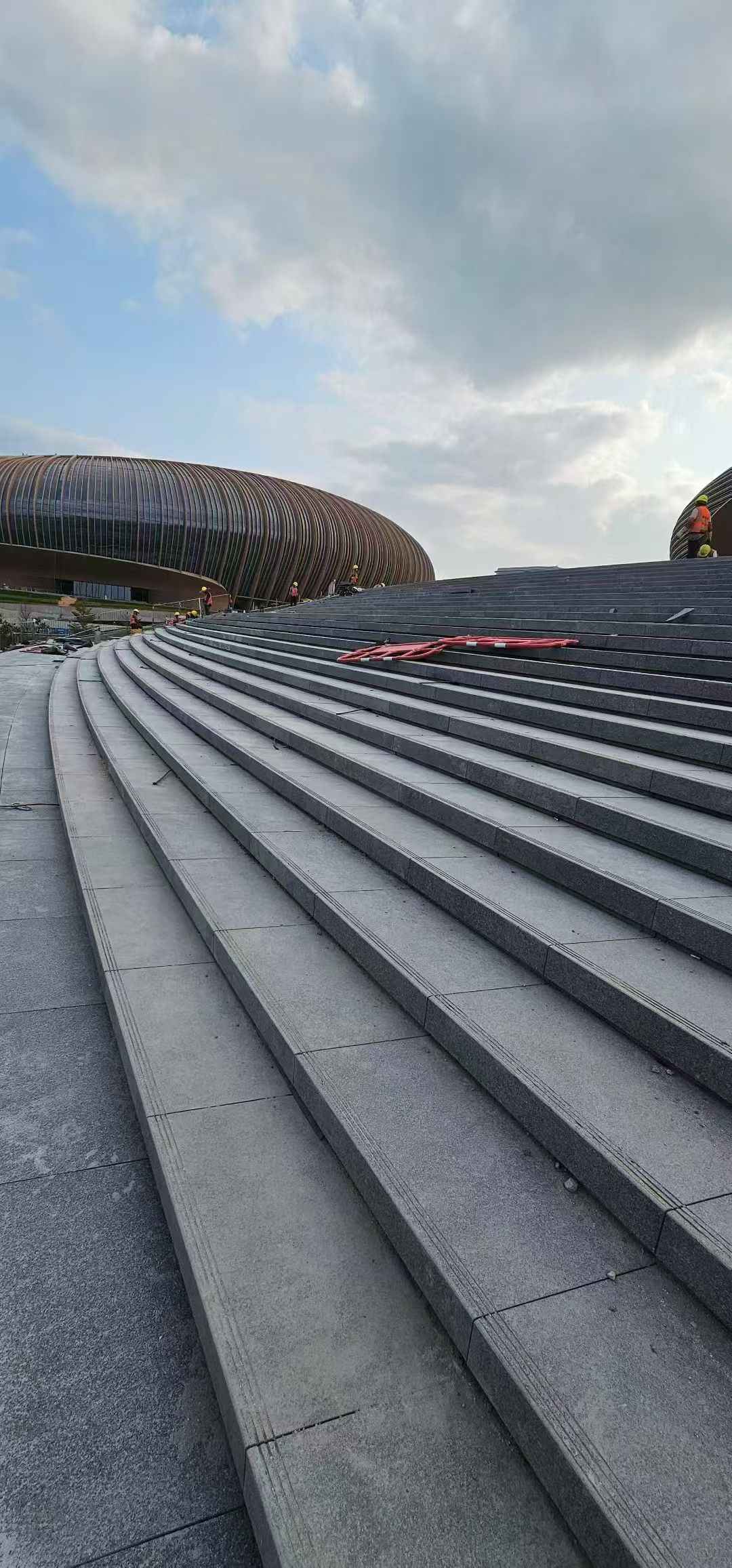 汕尾 弧形整石台阶铺装效果图
