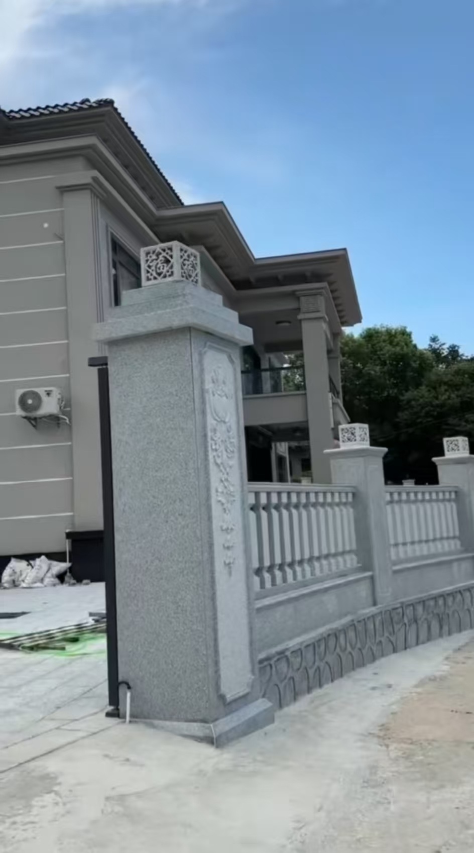 汕尾 芝麻白别墅围墙栏杆，私人订制