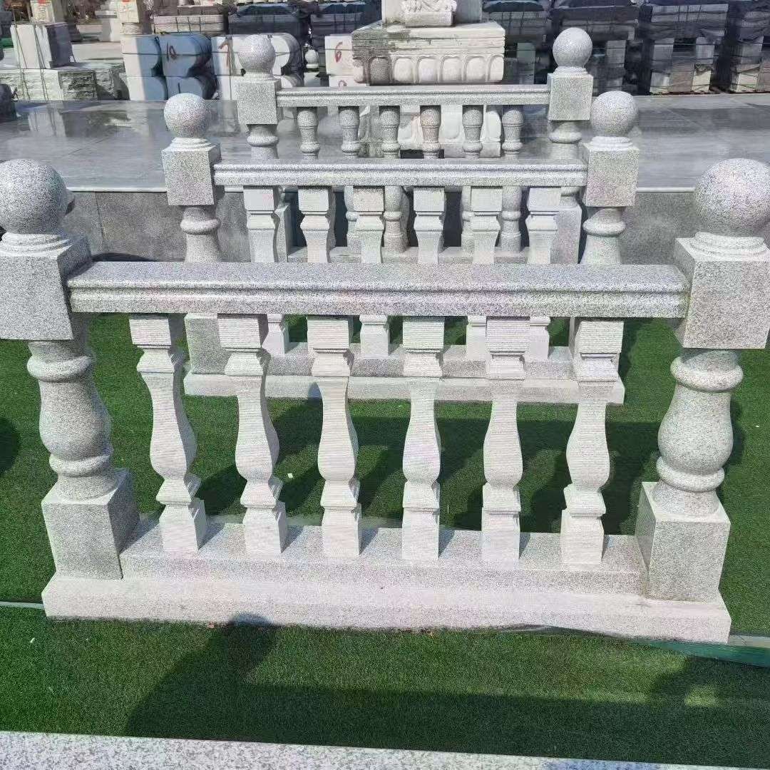 汕尾 别墅石材栏杆特写